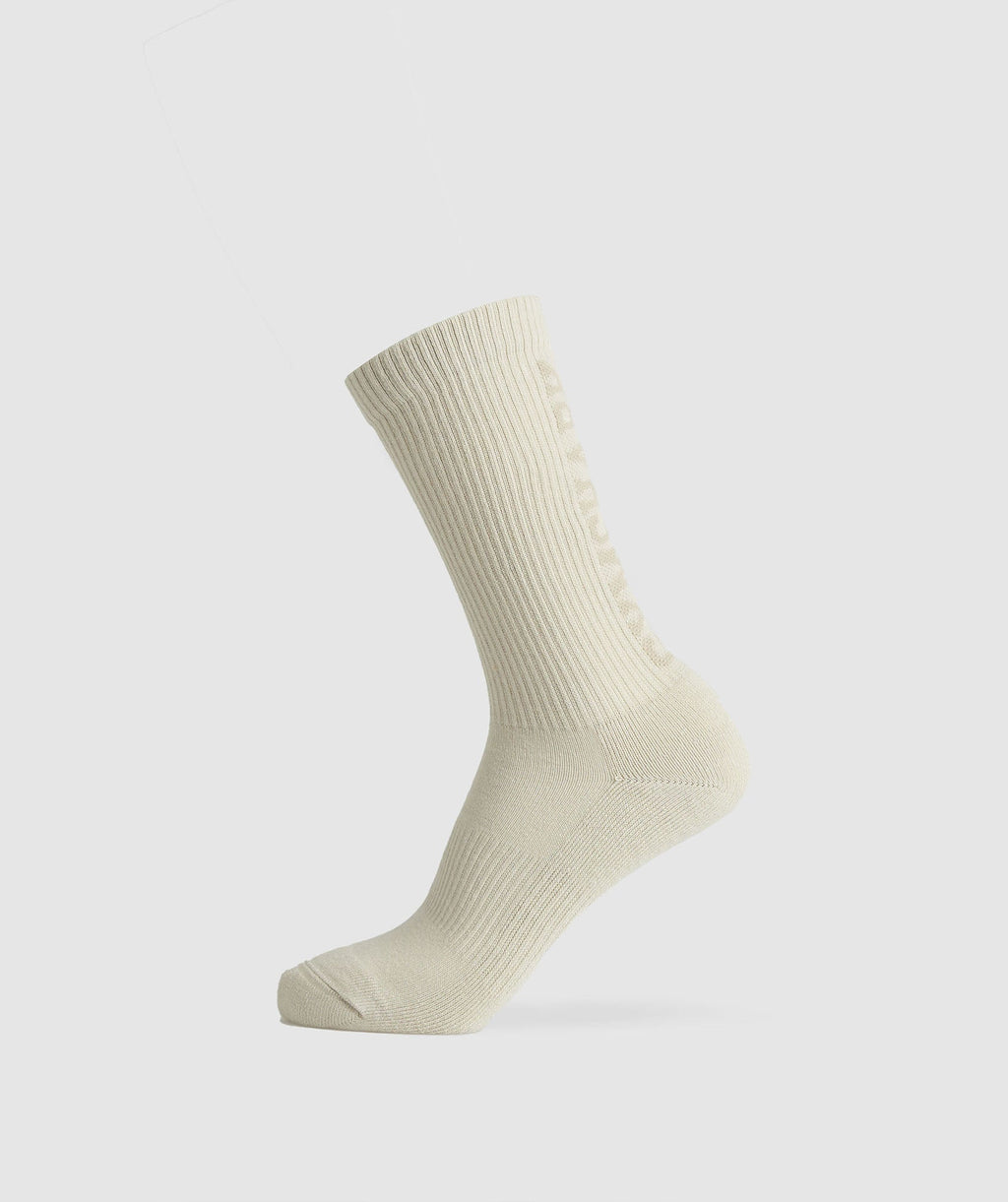 gymshark-wordmark-crew-socks-stone-brown-aw23