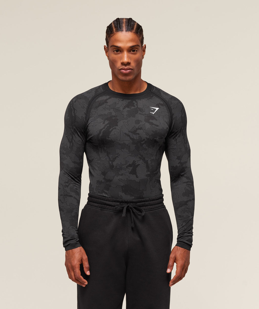 gymshark-geo-seamless-long-sleeve-t-shirt-black-charcoal-grey-ss23