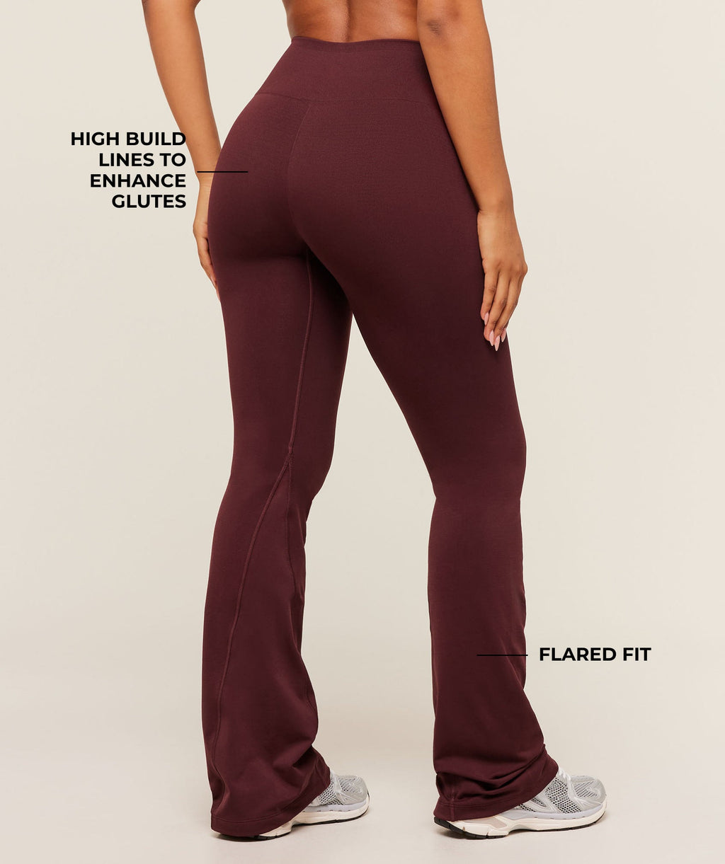 gymshark-soft-sculpt-flared-legging-leggings-brown-aw25