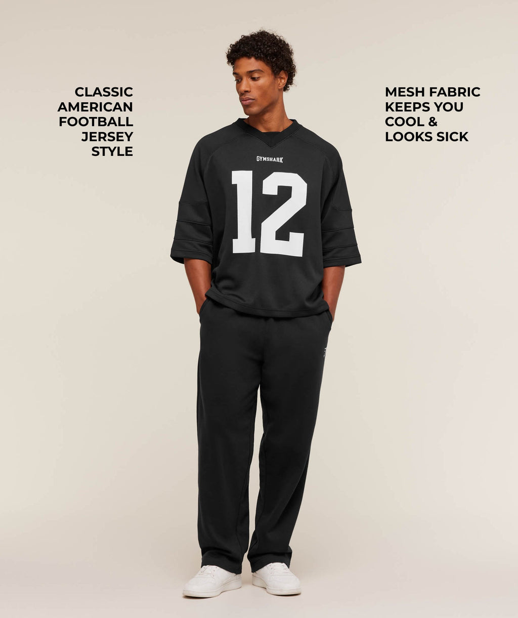 gymshark-american-football-jersey-ss-tops-black-aw25