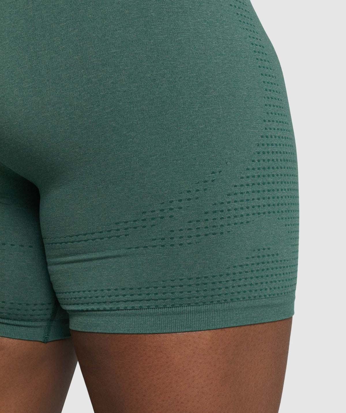gymshark-vital-seamless-shorts-dark-green-marl-logo