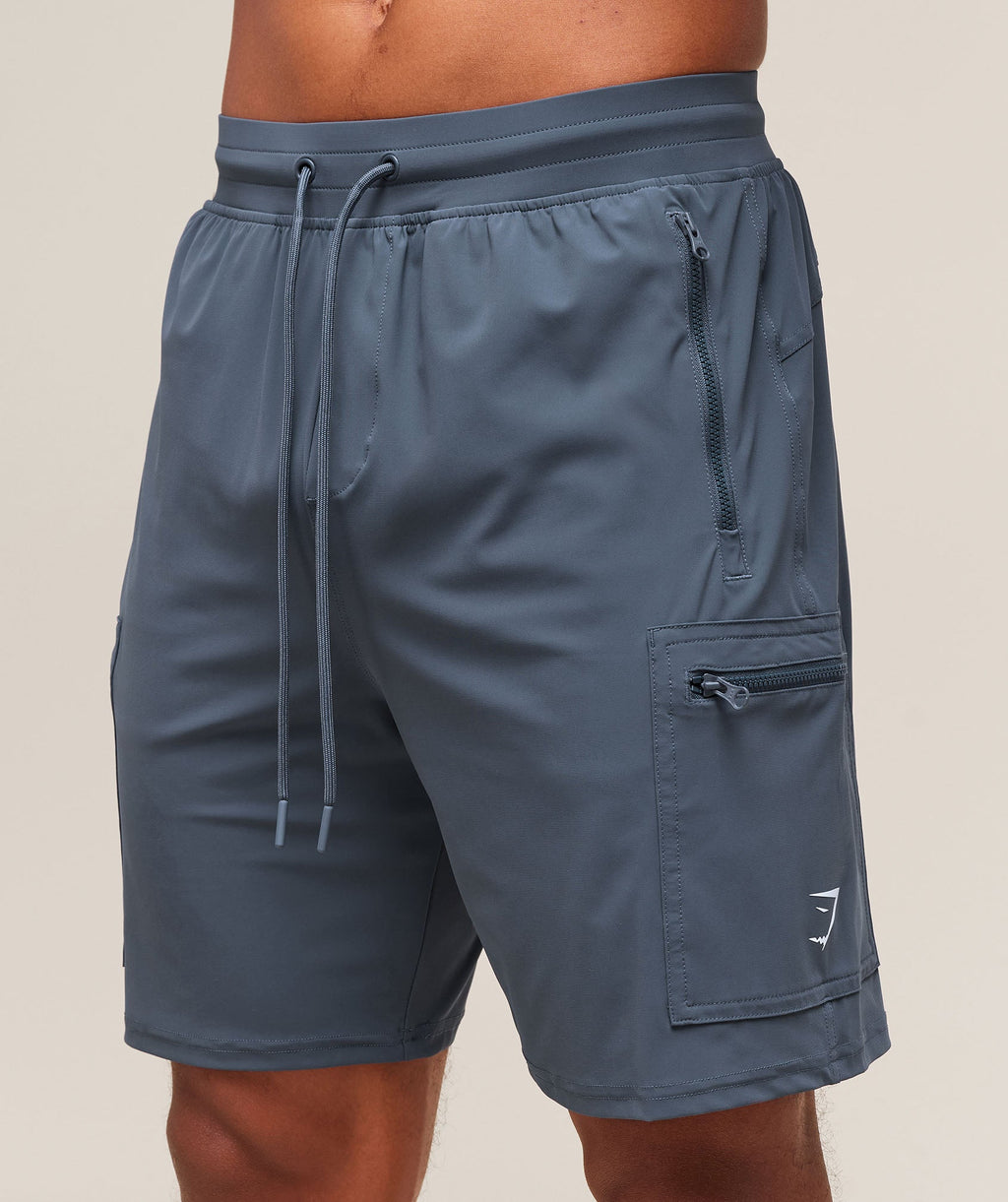 gymshark-rest-day-6-cargo-shorts-shorts-blue-ss25