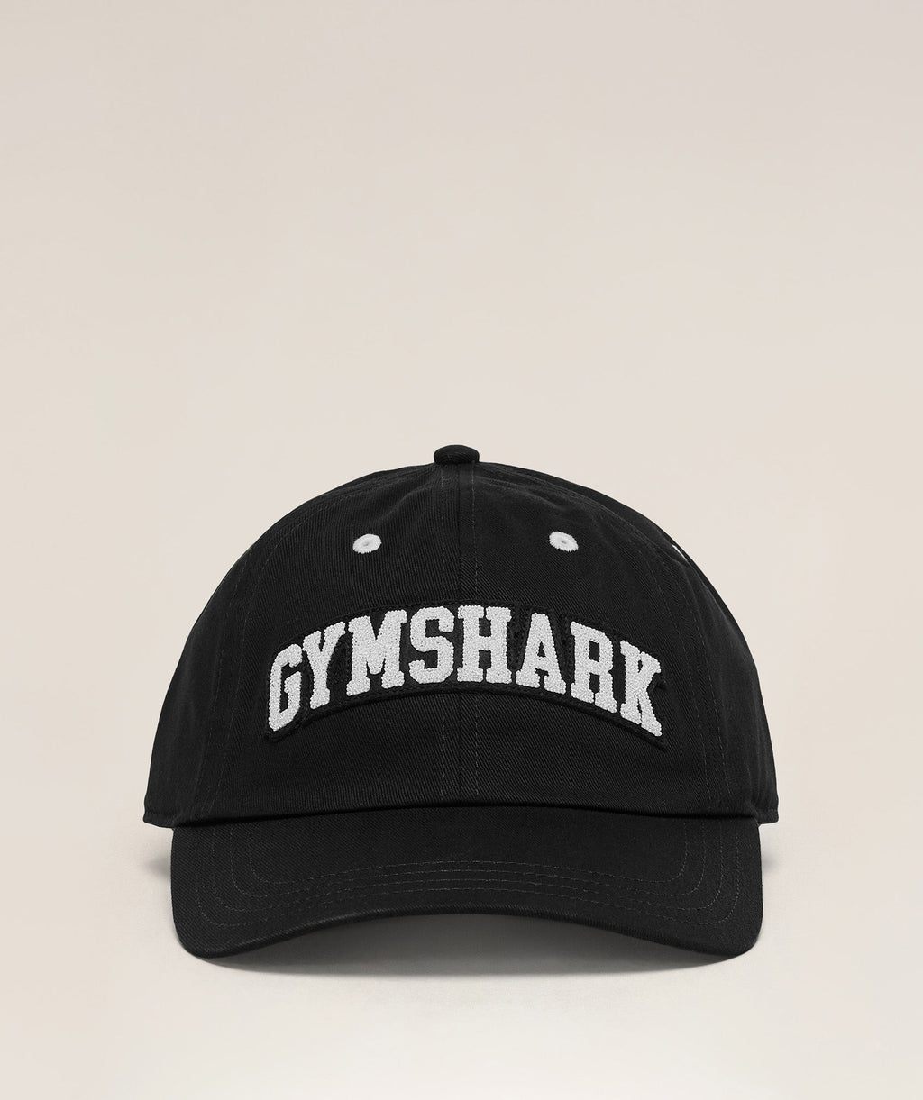 gymshark-collegiate-cap-headwear-black-aw25