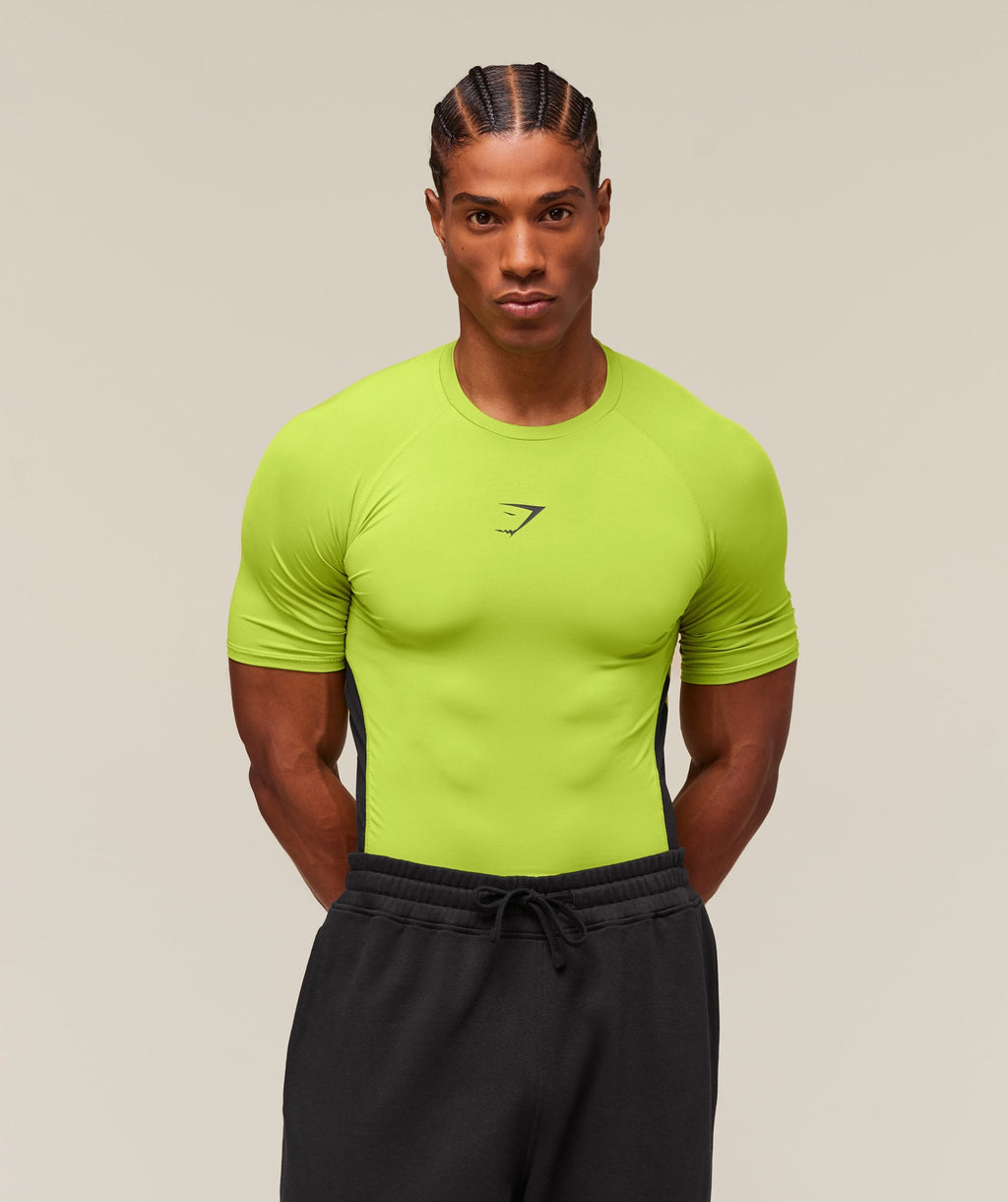 gymshark-element-baselayer-t-shirt-zest-green-black-ss25