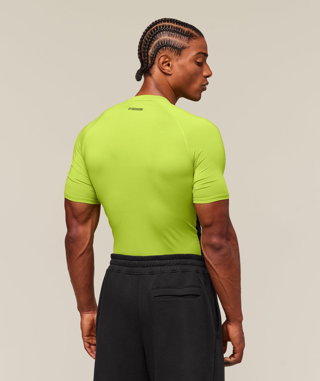 gymshark-element-baselayer-t-shirt-zest-green-black-ss25