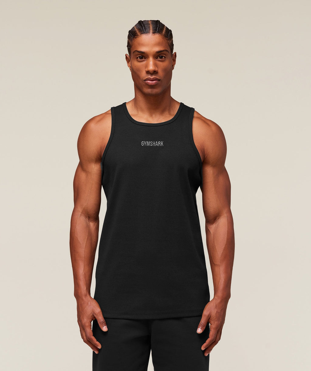 gymshark-premium-ribbed-tank-sleeveless-tops-black-ss25