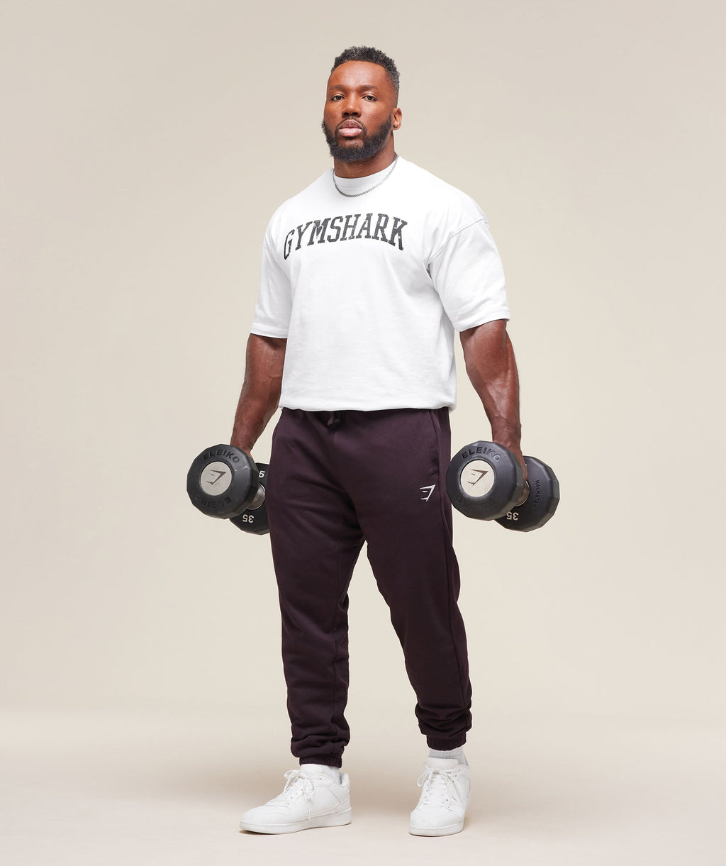 gymshark-essential-oversized-joggers-plum-brown-ss25