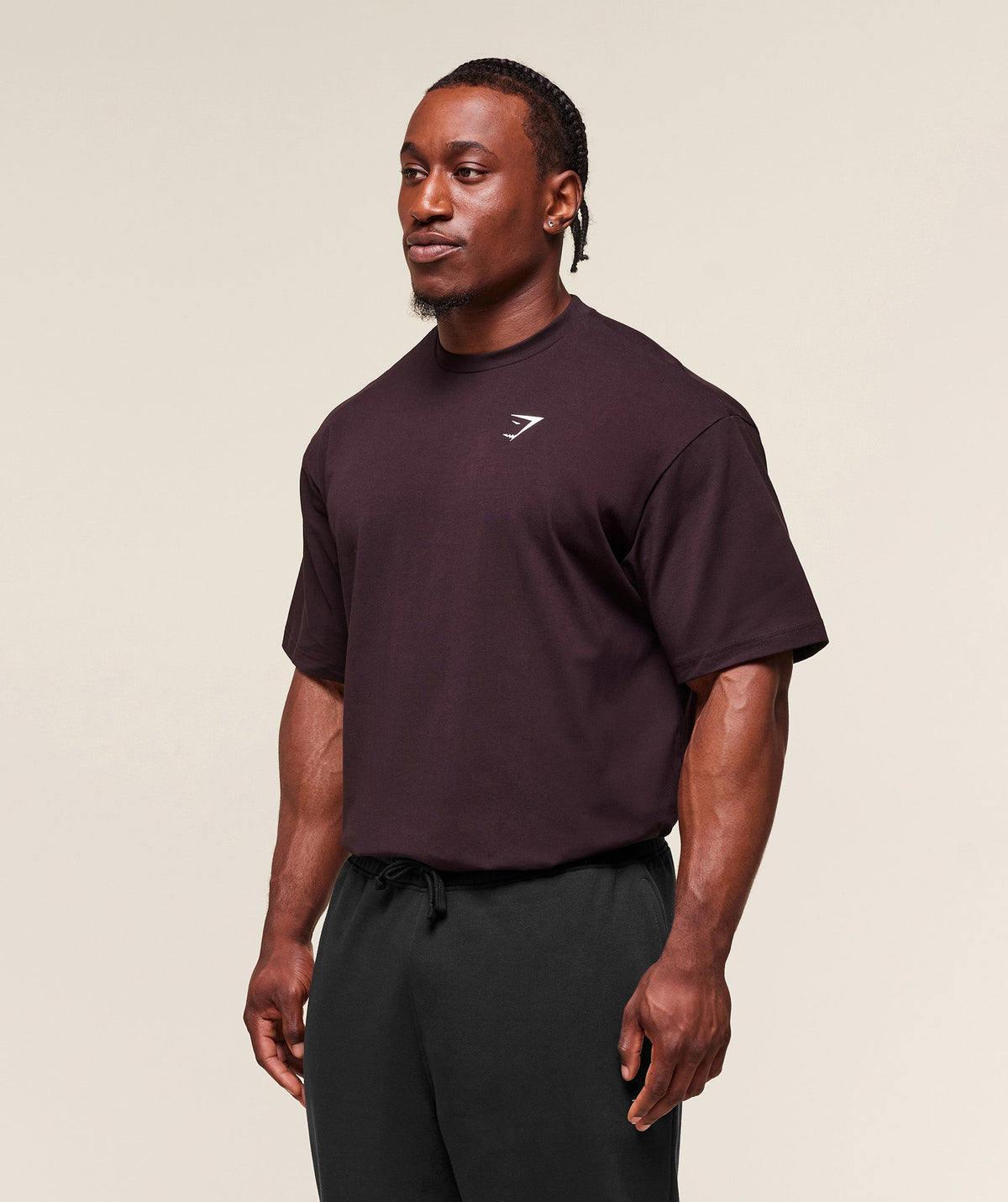 gymshark-essential-oversized-t-shirt-ss-tops-brown-ss25