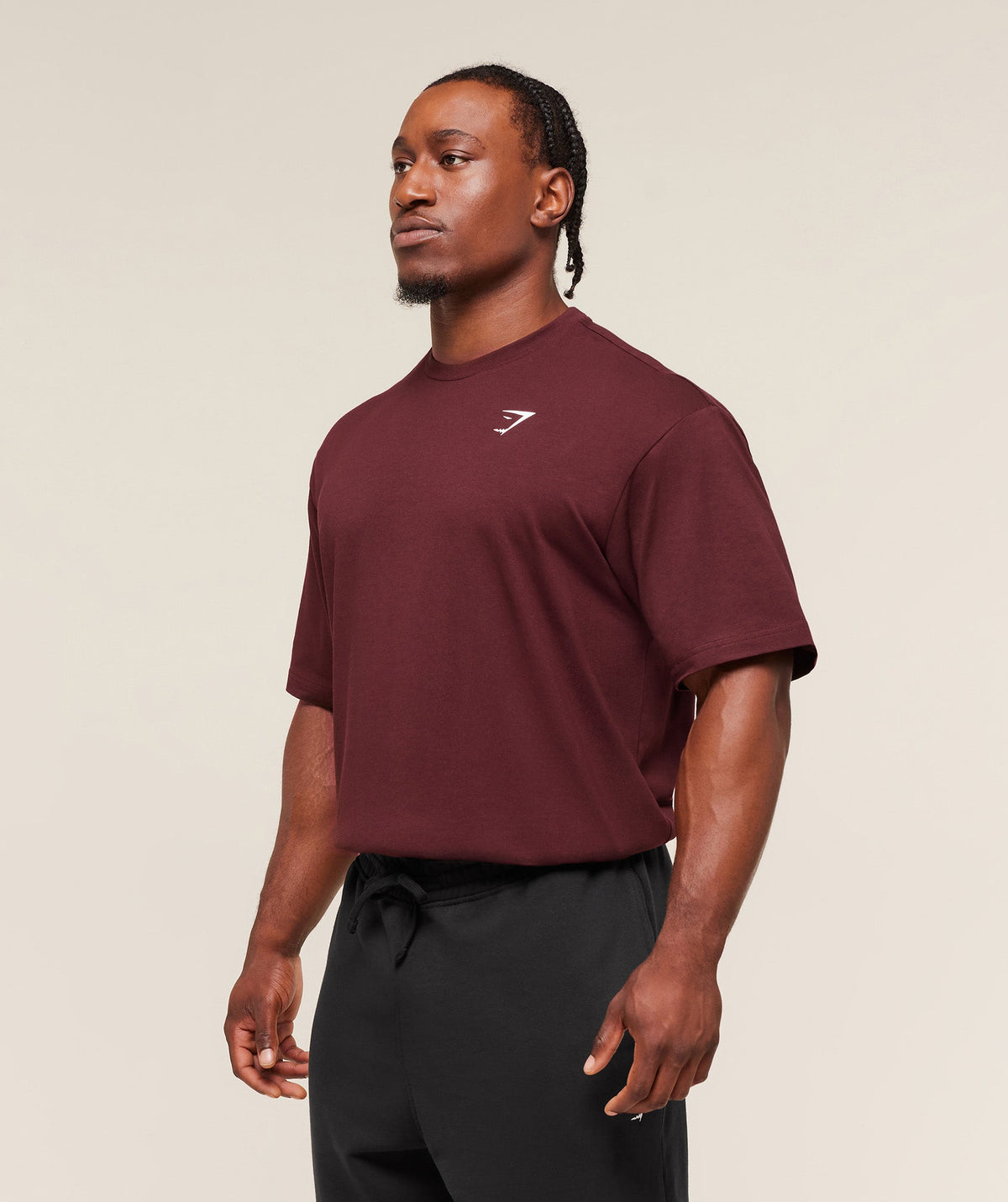 gymshark-essential-oversized-t-shirt-ss-tops-brown-aw25