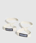 gymshark-figure-8-lifting-straps-oat-white-ss25