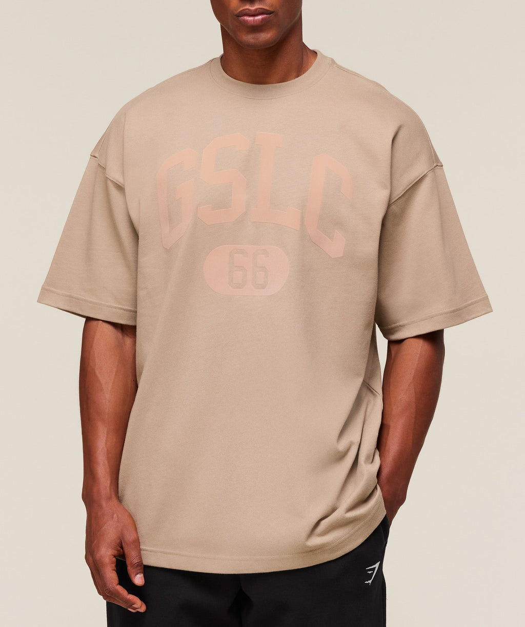gymshark-gslc-t-shirt-ss-tops-brown-ss25
