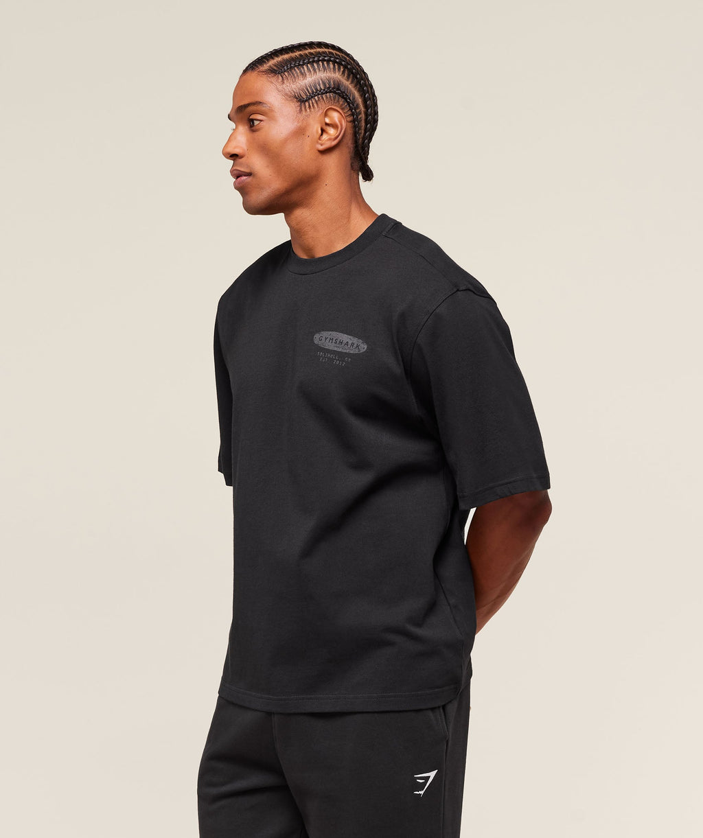 gymshark-for-the-lifters-t-shirt-ss-tops-black-ss25