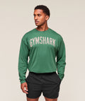 gymshark-worn-graphic-long-sleeve-t-shirt-ls-tops-green-aw25