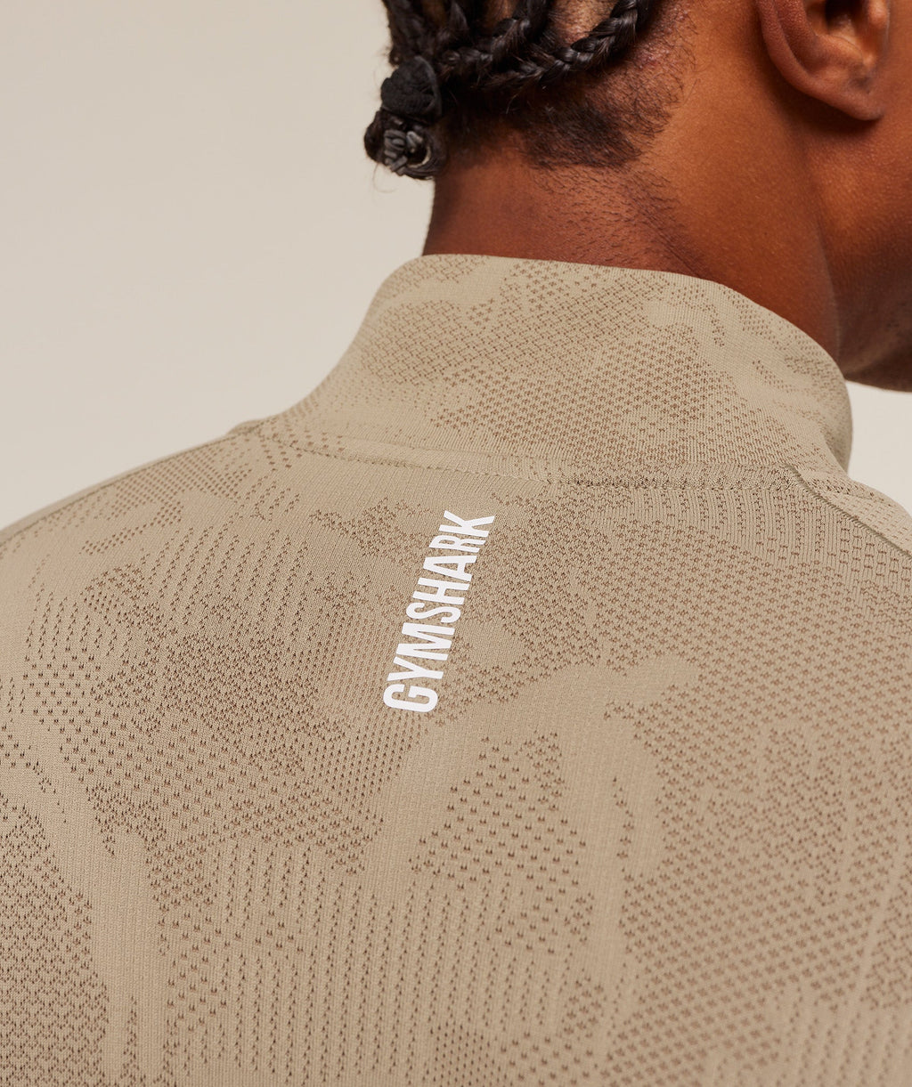gymshark-geo-seamless-1-4-zip-pullovers-brown-aw25-1