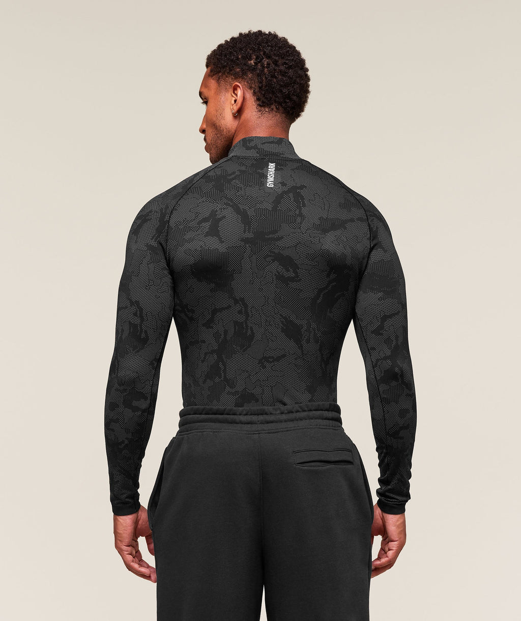 gymshark-geo-seamless-1-4-zip-pullovers-black-ss25