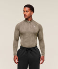 gymshark-geo-seamless-1-4-zip-pullovers-brown-ss25