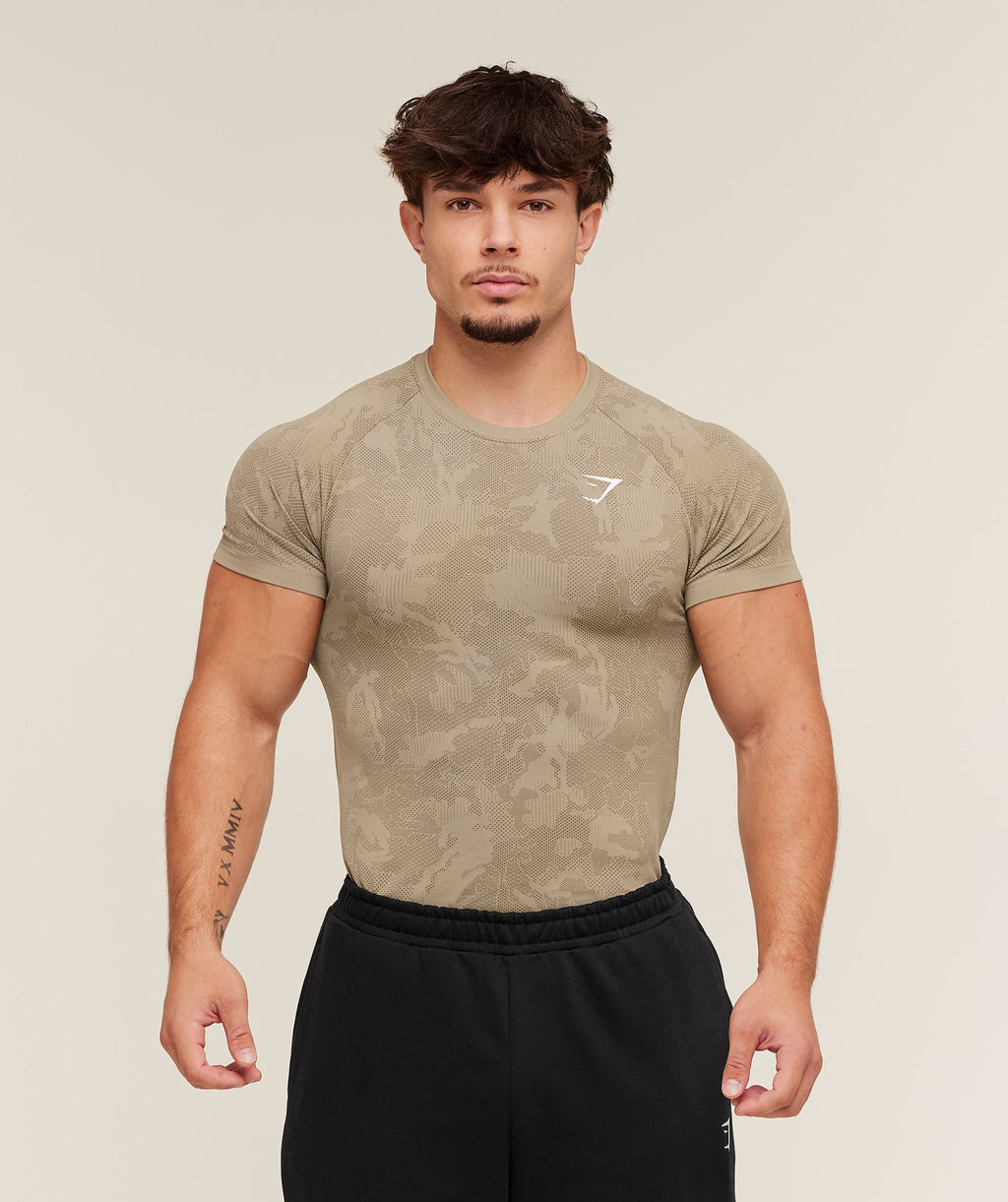 gymshark-geo-seamless-t-shirt-ss-tops-brown-aw25-1