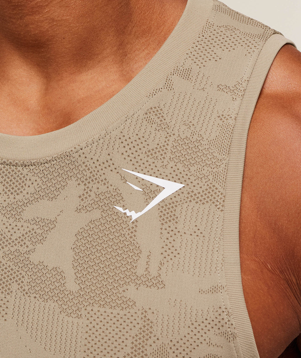 gymshark-geo-seamless-tank-sleeveless-tops-brown-aw25