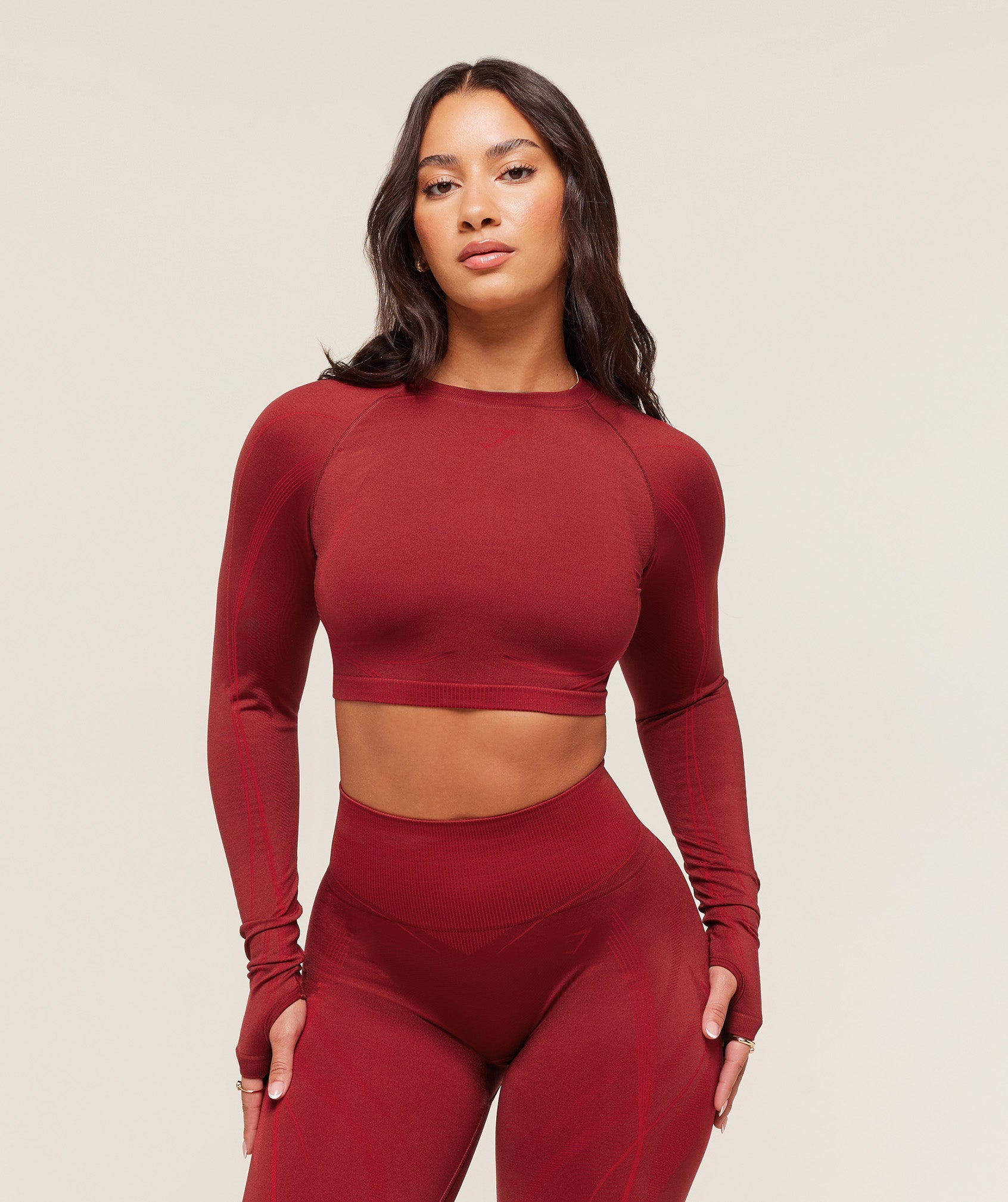 gymshark-gymshark-x-analis-seamless-long-sleeve-crop-top-b4b4l-crop-tops-red-aw25