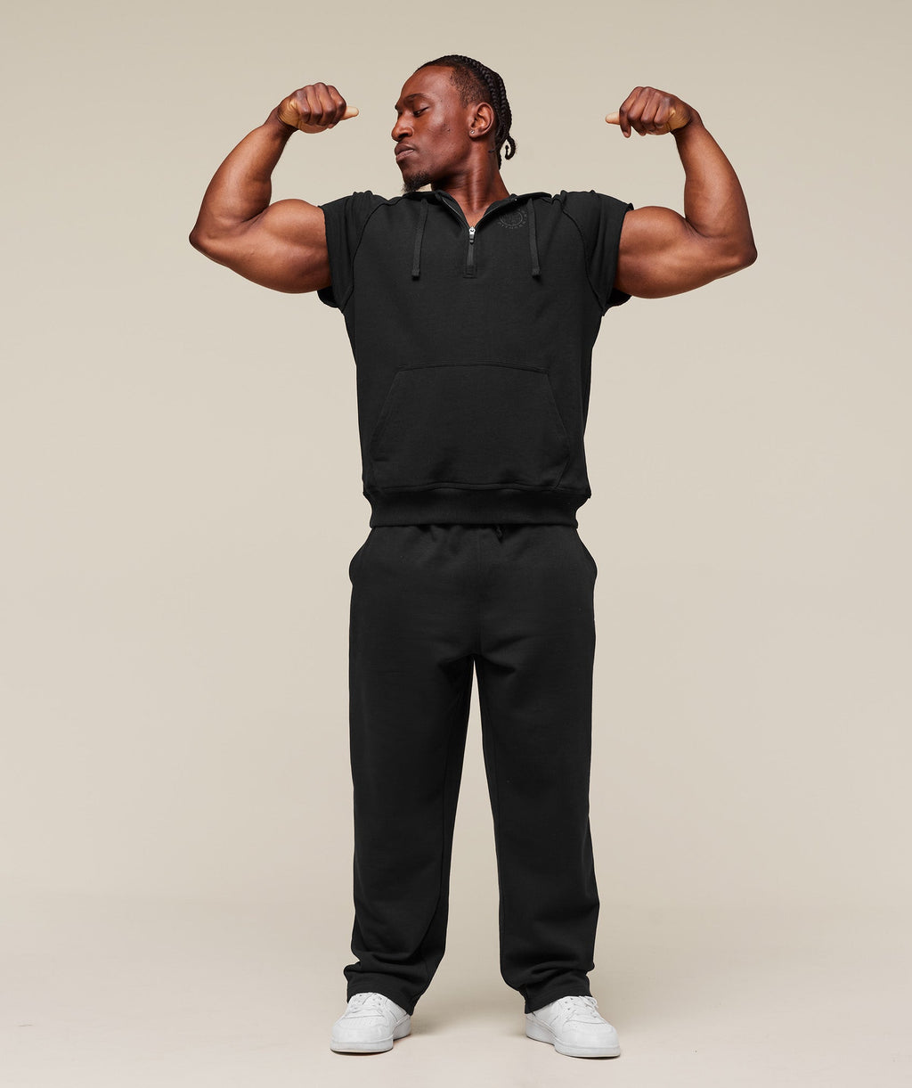 gymshark-legacy-1-4-zip-cap-sleeve-hoodie-black-aw24