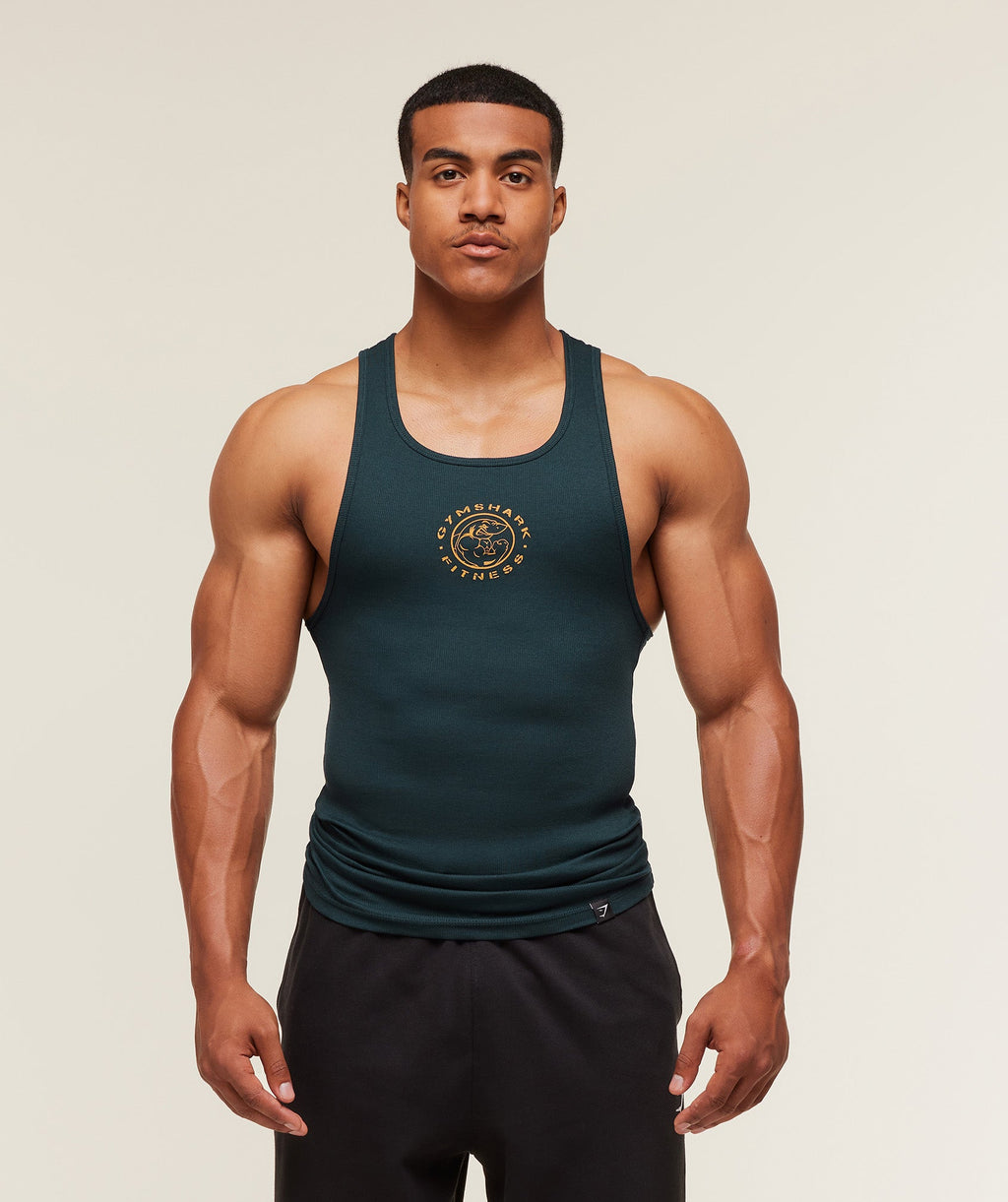 gymshark-legacy-ribbed-tank-sleeveless-tops-blue-aw25