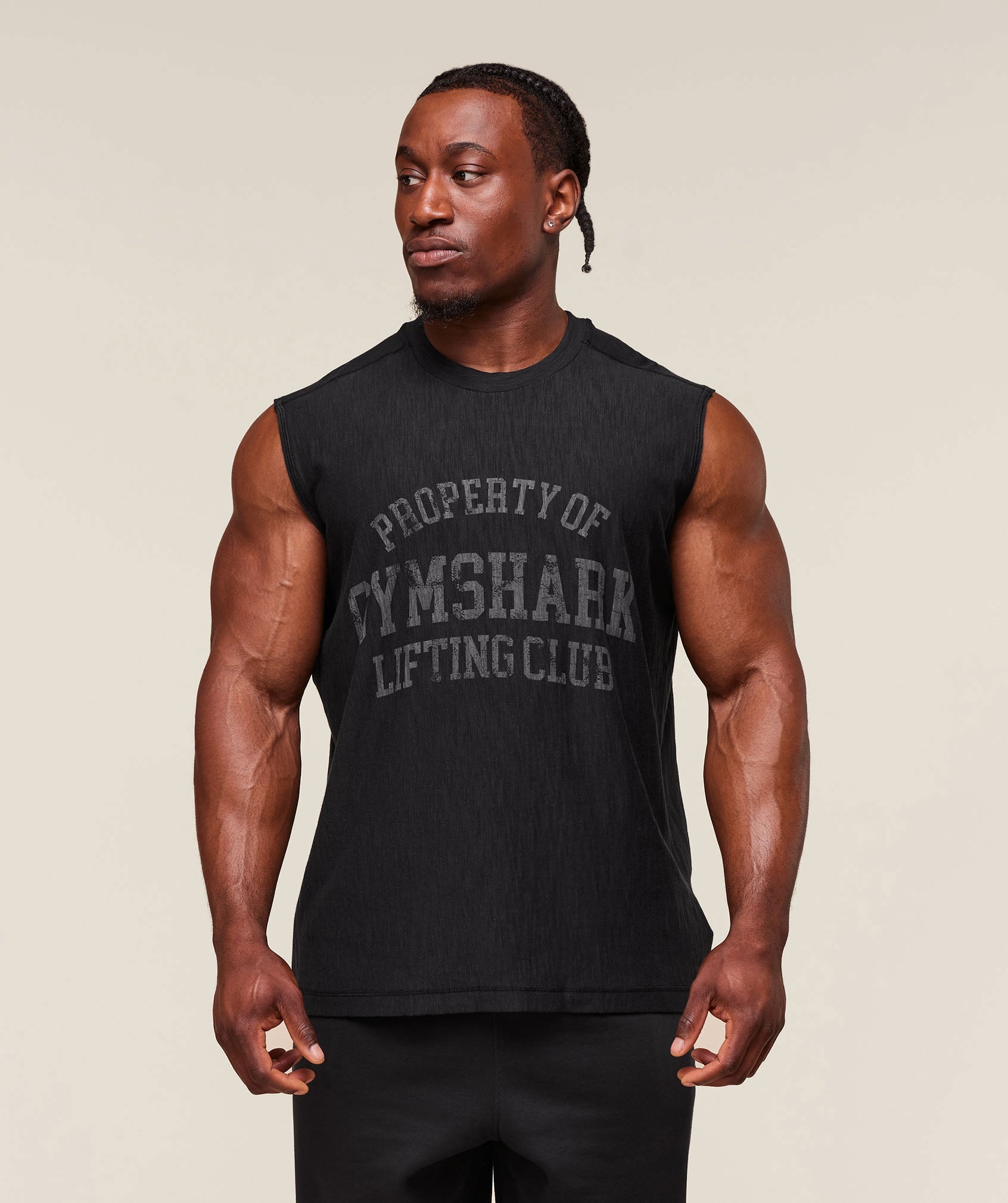 gymshark-lightweight-slub-textured-tank-sleeveless-tops-black-ss25