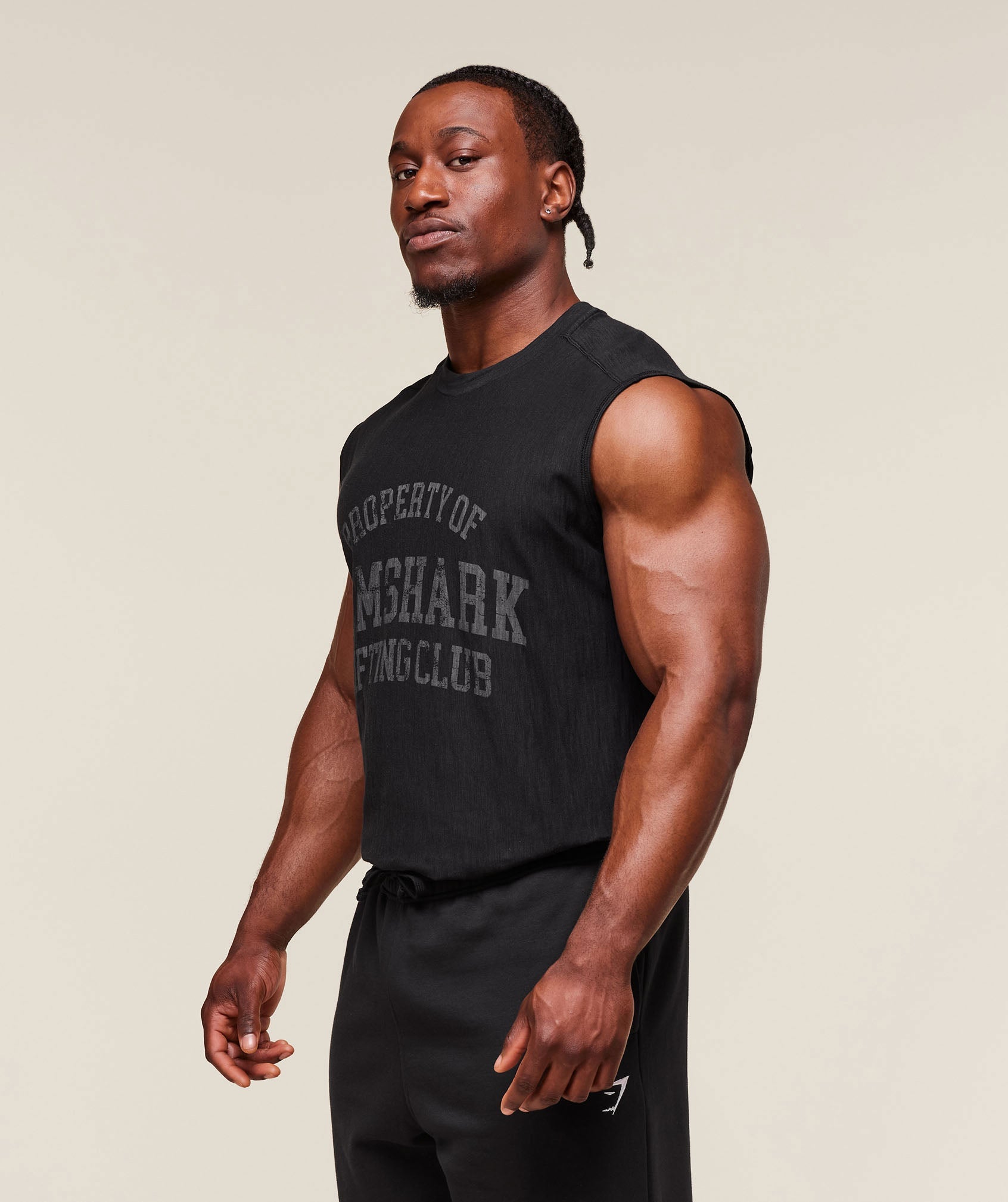 gymshark-lightweight-slub-textured-tank-sleeveless-tops-black-ss25
