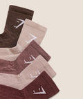 gymshark-midi-socks-5pk-socks-brown-aw25
