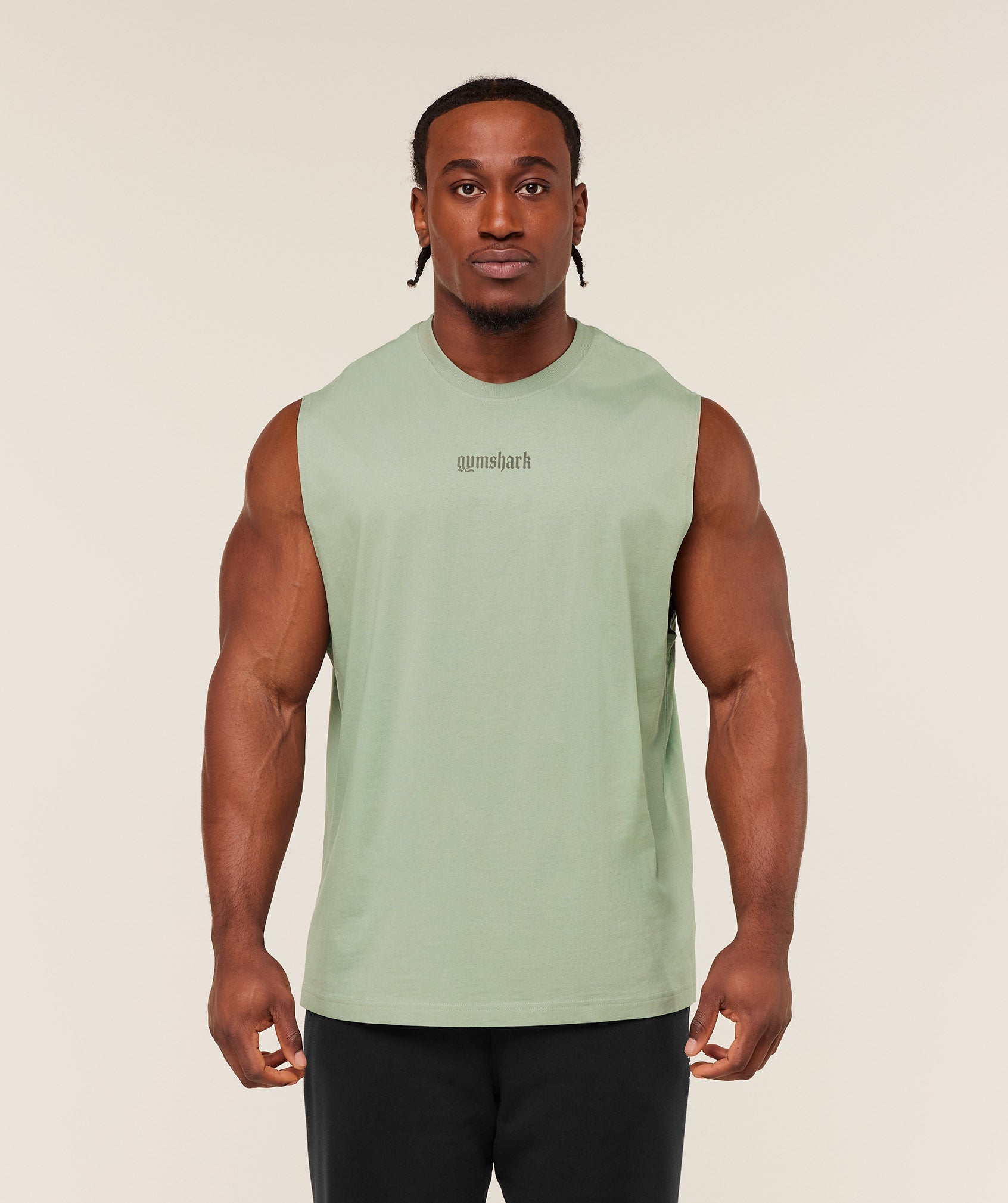 gymshark-olde-english-tank-sleeveless-tops-green-ss26
