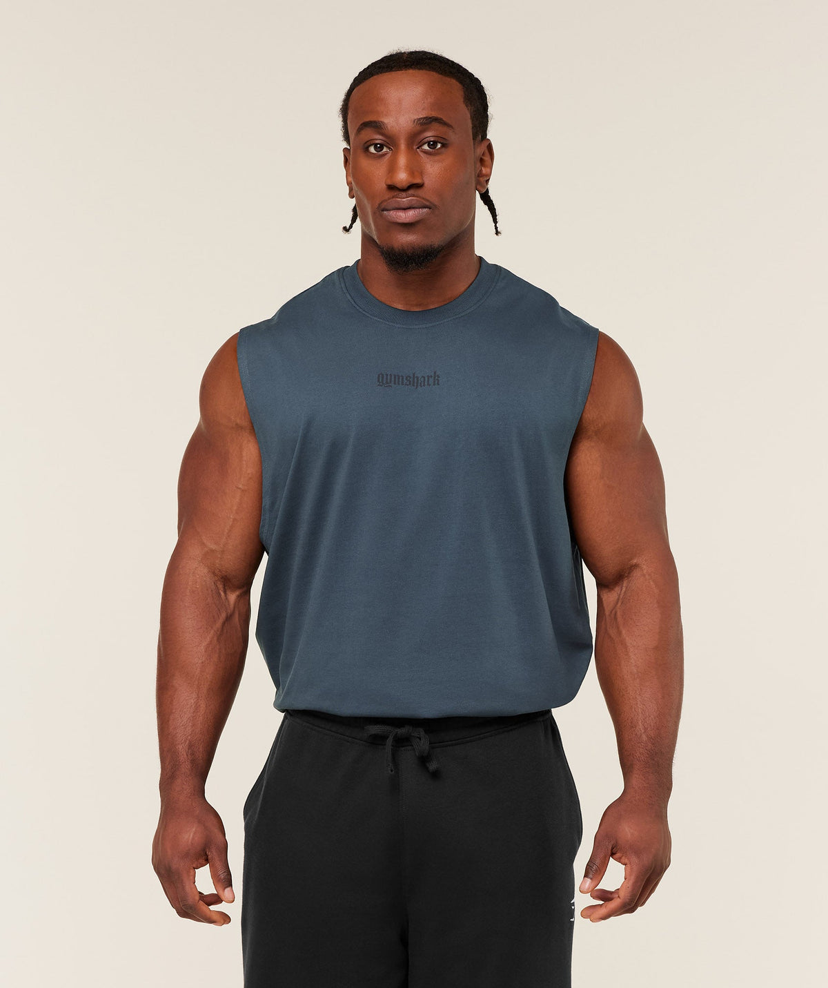 gymshark-olde-english-tank-sleeveless-tops-blue-ss26