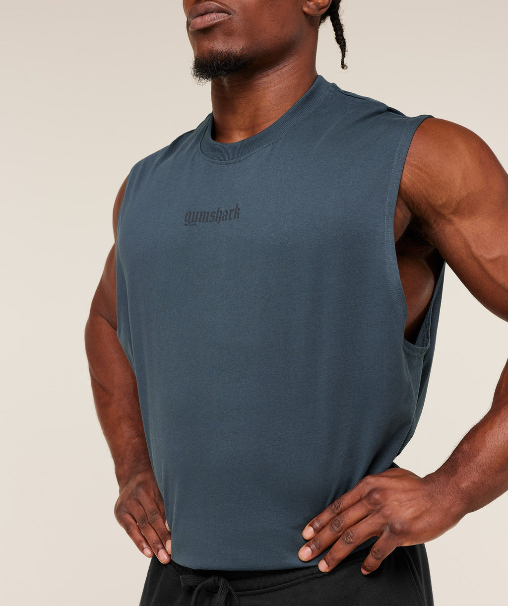 gymshark-olde-english-tank-sleeveless-tops-blue-ss26