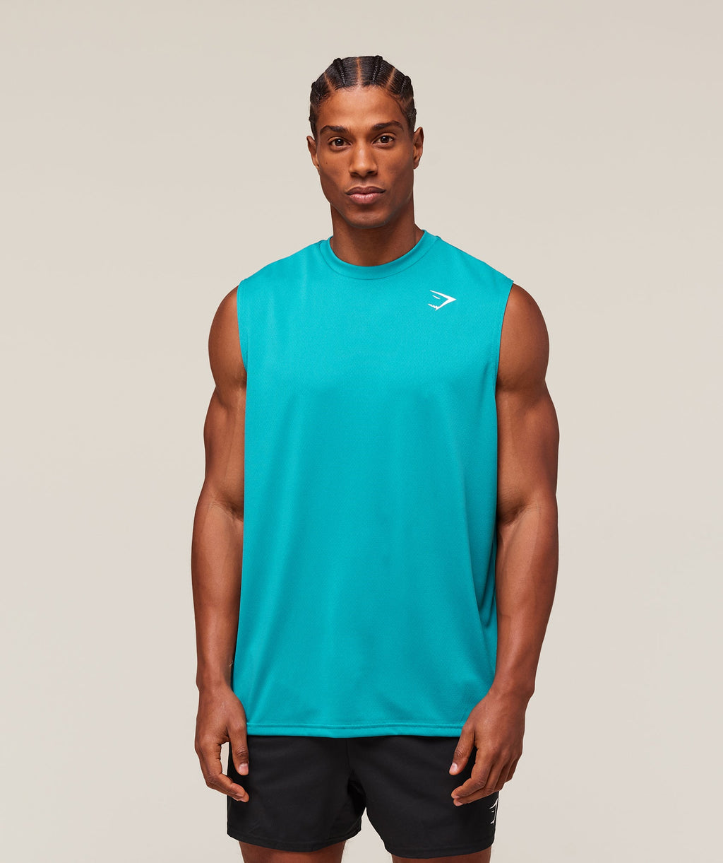 gymshark-oversized-performance-tank-jewel-teal-ss25