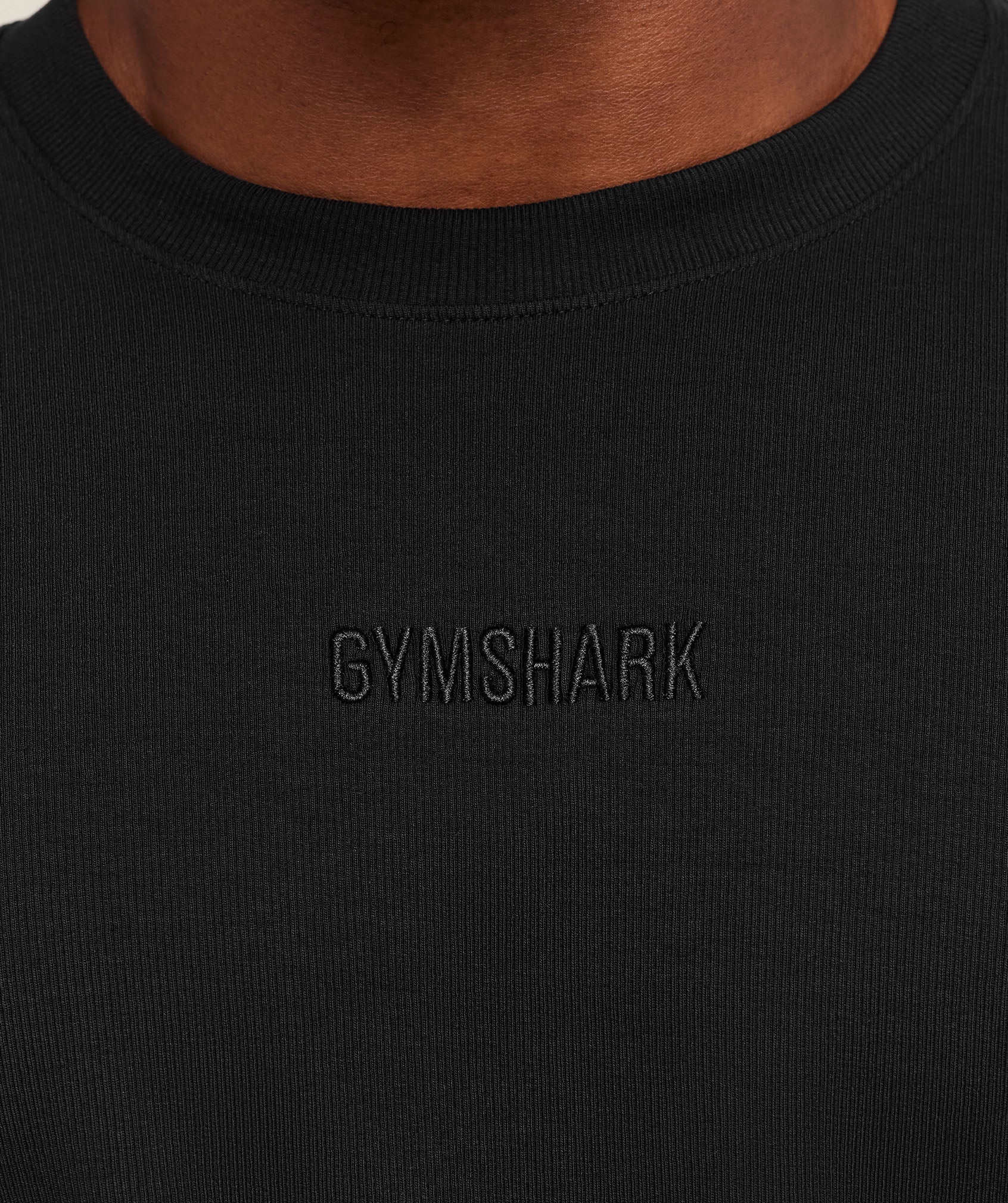 gymshark-oversized-premium-ribbed-t-shirt-ss-tops-black-aw25