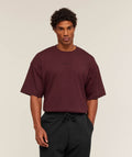 gymshark-oversized-premium-ribbed-t-shirt-ss-tops-brown-aw25