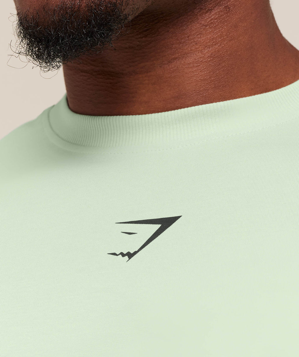 gymshark-power-t-shirt-ss-tops-green-aw25-1