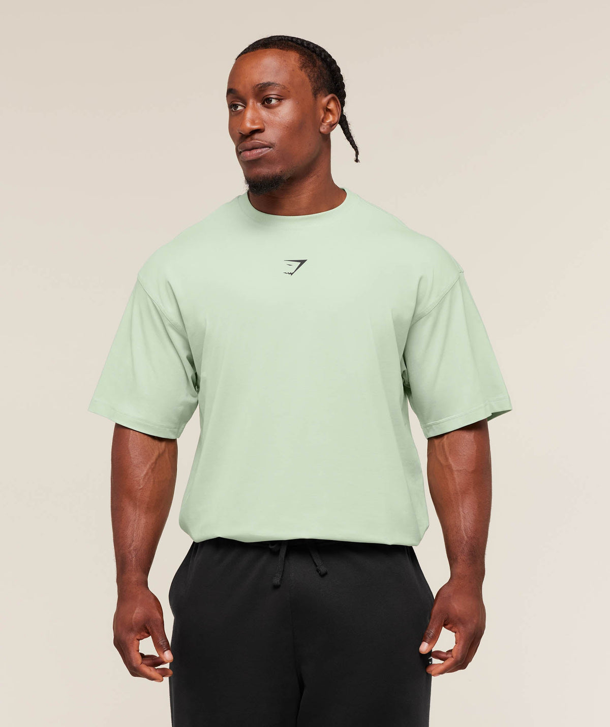 gymshark-power-t-shirt-ss-tops-green-aw25-1