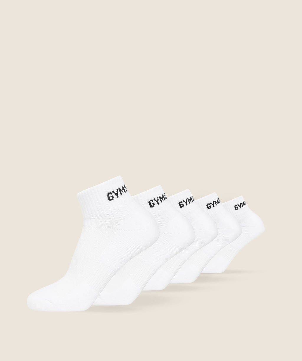 gymshark-quarter-socks-5pk-white-ss24