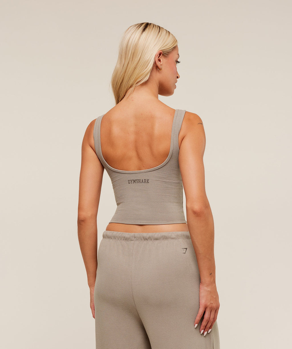 gymshark-waffle-cropped-tank-crop-tops-brown-aw25