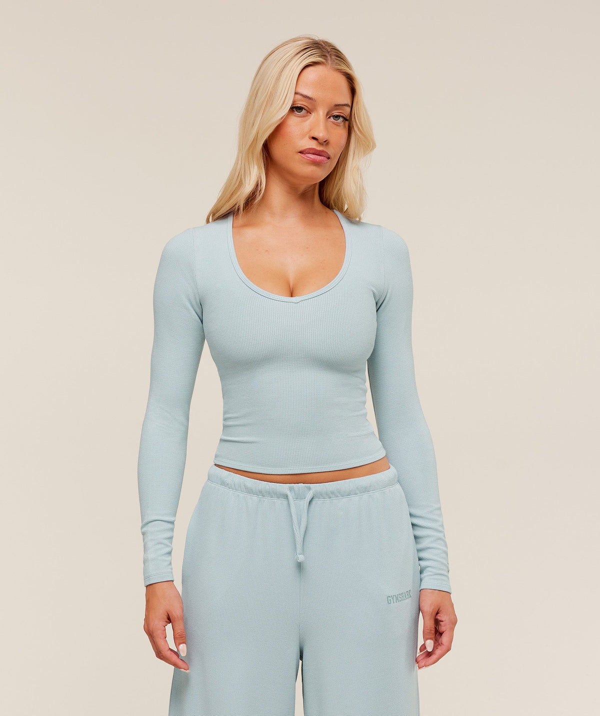 gymshark-waffle-long-sleeve-top-ls-tops-blue-aw25