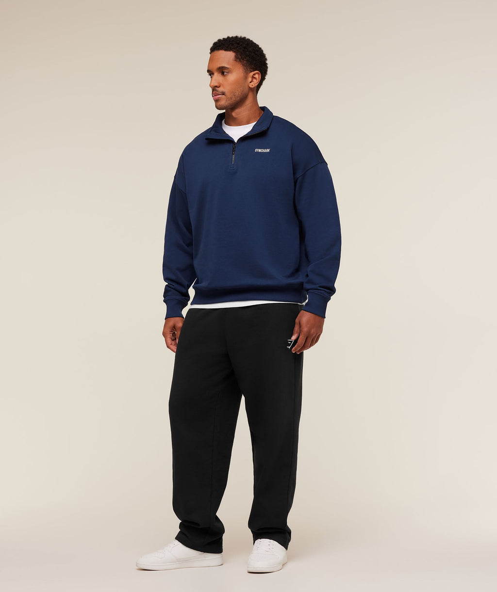 gymshark-rest-day-sweats-1-4-zip-navy-aw22