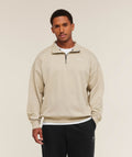 gymshark-rest-day-sweats-1-4-zip-pebble-grey-aw22