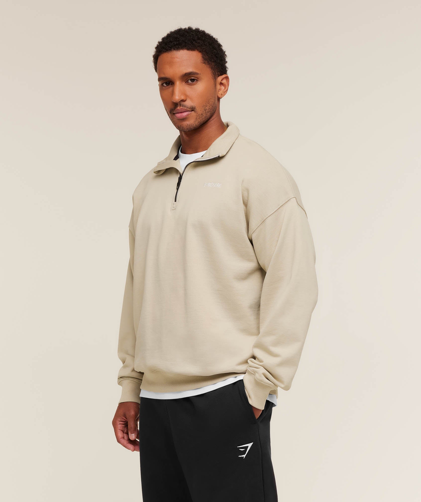 gymshark-rest-day-sweats-1-4-zip-pebble-grey-aw22