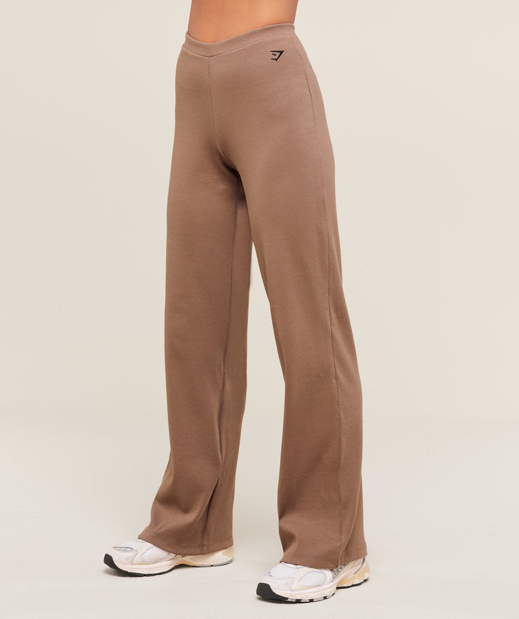 gymshark-ribbed-cotton-straight-leg-pants-pants-brown-ss25