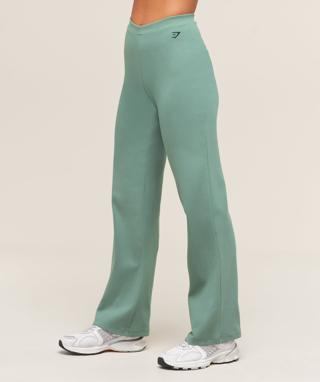 gymshark-ribbed-cotton-straight-leg-pants-pants-blue-ss25
