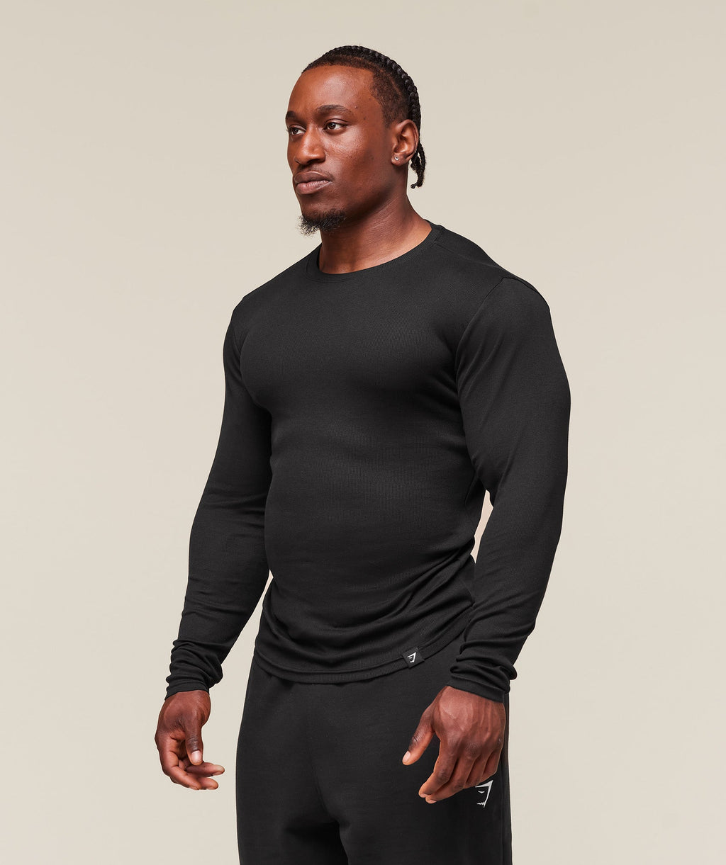 gymshark-ribbed-long-sleeve-t-shirt-black-aw23