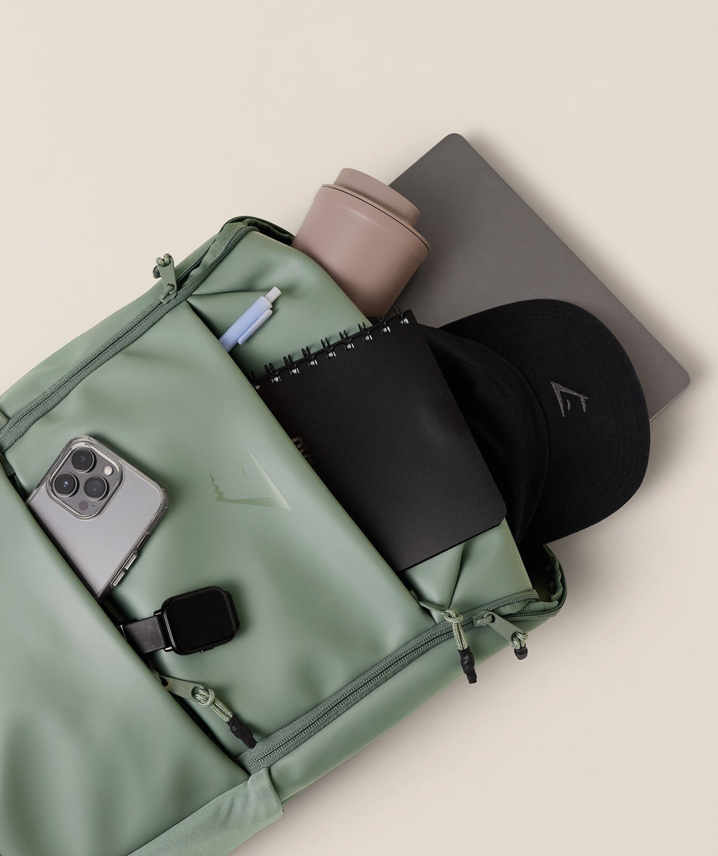gymshark-sleek-backpack-bags-green-aw25