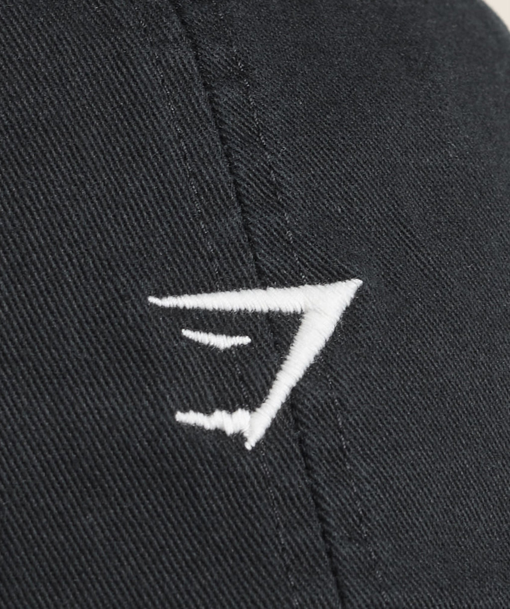gymshark-relaxed-cap-black-ss25