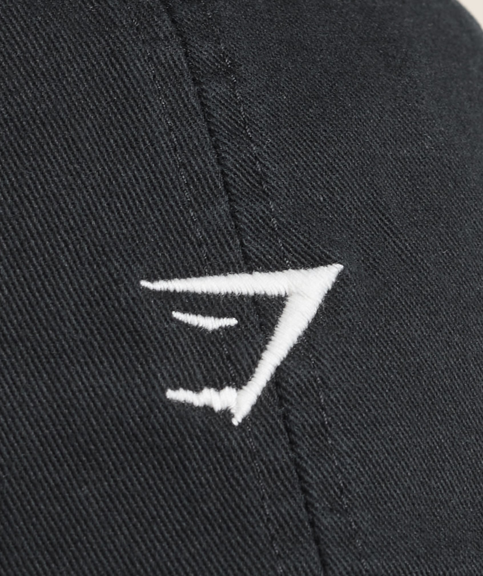 gymshark-relaxed-cap-black-ss25