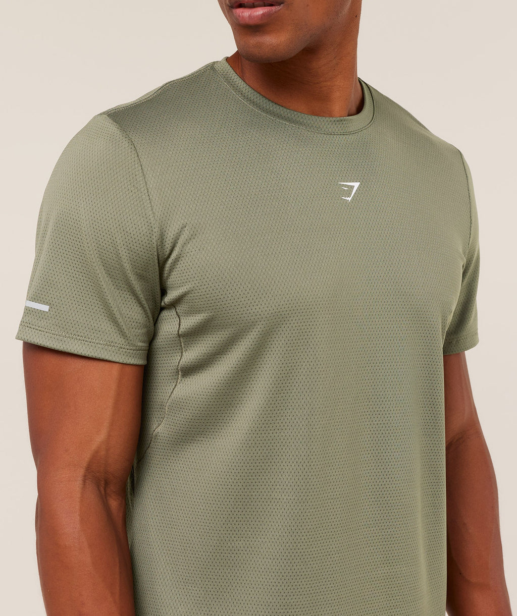 gymshark-running-t-shirt-ss-tops-green-aw25