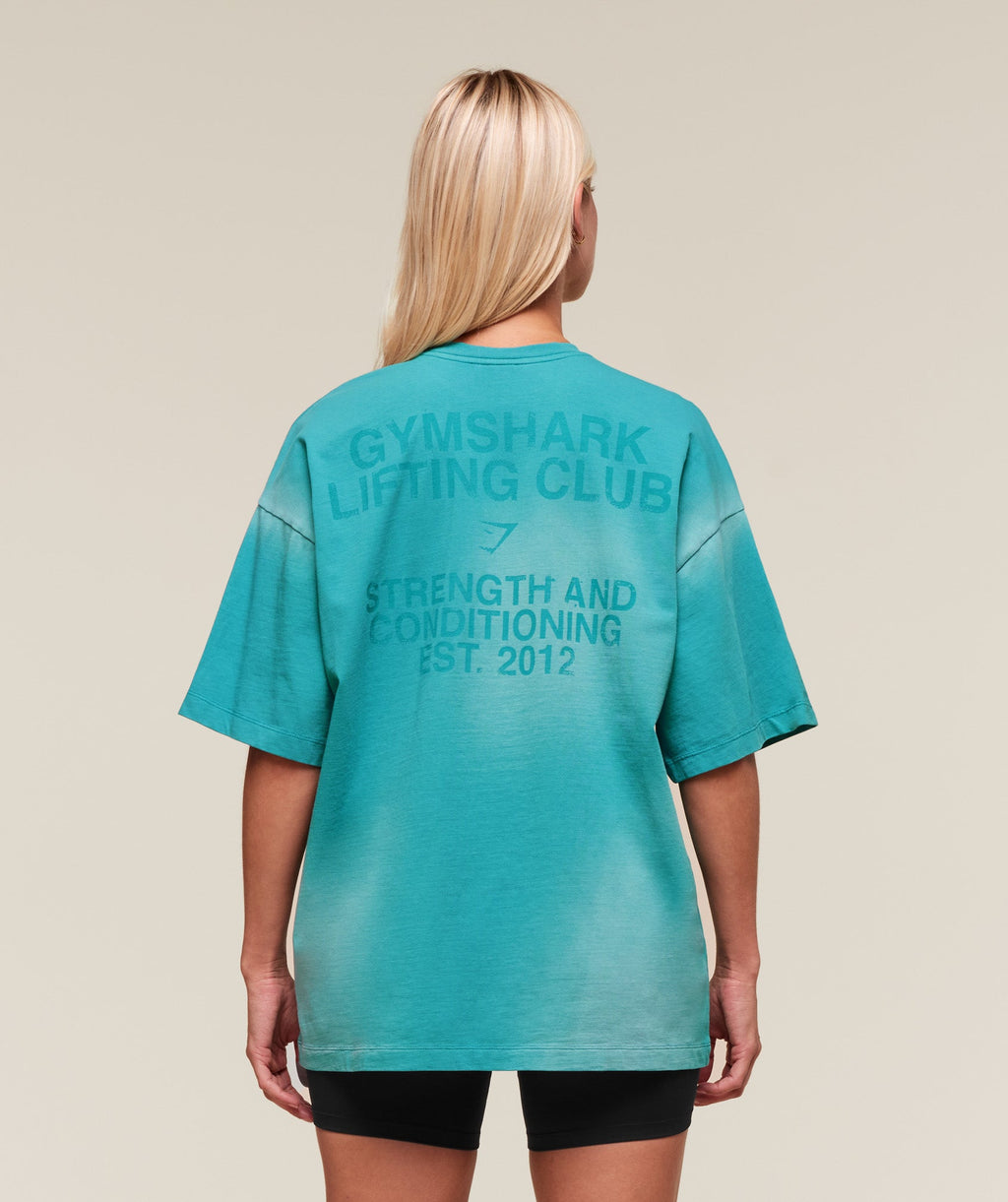 gymshark-summer-tie-dye-graphic-oversized-t-shirt-ss-tops-teal-ss25